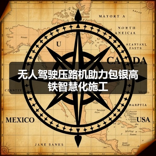 无人驾驶压路机助力包银高铁智慧化施工 无人驾驶压路机助力包银高铁智慧化施工