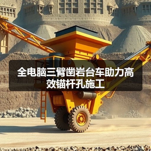 全电脑三臂凿岩台车助力高效锚杆孔施工 全电脑三臂凿岩台车助力高效锚杆孔施工