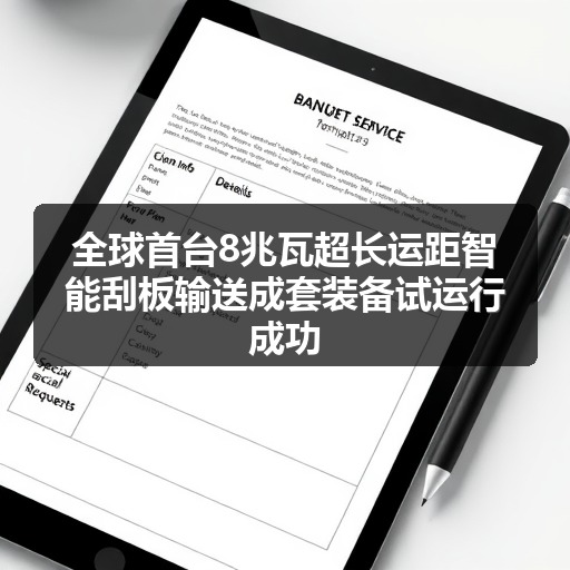 全球首台8兆瓦超长运距智能刮板输送成套装备试运行成功
