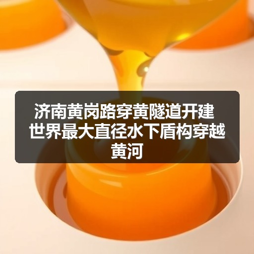 济南黄岗路穿黄隧道开建 世界最大直径水下盾构穿越黄河 济南黄岗路穿黄隧道开建 世界最大直径水下盾构穿越黄河
