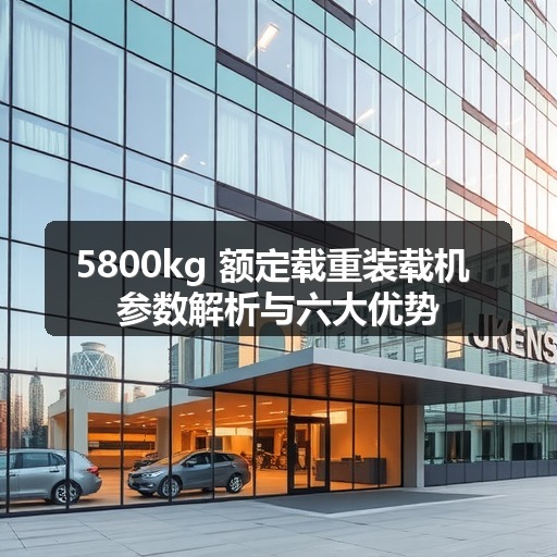 5800kg 额定载重装载机 参数解析与六大优势