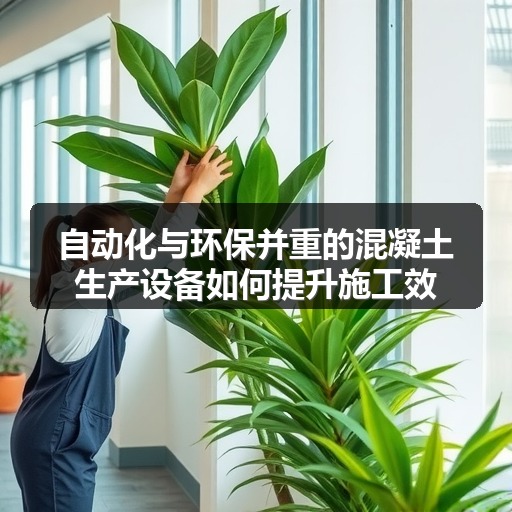 自动化与环保并重的混凝土生产设备如何提升施工效率