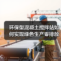 环保型混凝土搅拌站如何实现绿色生产零排放？（图1）
