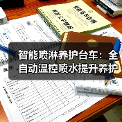 智能喷淋养护台车：全自动温控喷水提升养护效率（图2）