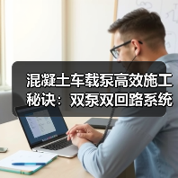 混凝土车载泵高效施工秘诀：双泵双回路系统+耐磨配件解析（图3）