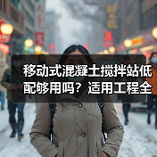 移动式混凝土搅拌站低配够用吗？适用工程全解析（图4）
