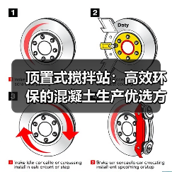 顶置式搅拌站：高效环保的混凝土生产优选方案（图1）