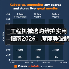 工程机械选购维护实用指南2026：度度导破解常见问题（图3）