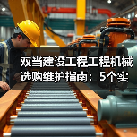 双当建设工程工程机械选购维护指南:5个实用方法解析(图2) 双当建设工程工程机械选购维护指南:5个实用方法解析(图2)