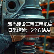 双当建设工程工程机械日常经验:5个方法从需求判断到维护(图4) 双当建设工程工程机械日常经验:5个方法从需求判断到维护(图4)