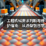 工程机械需求判断与维护指南：从选型到日常保养（图3）